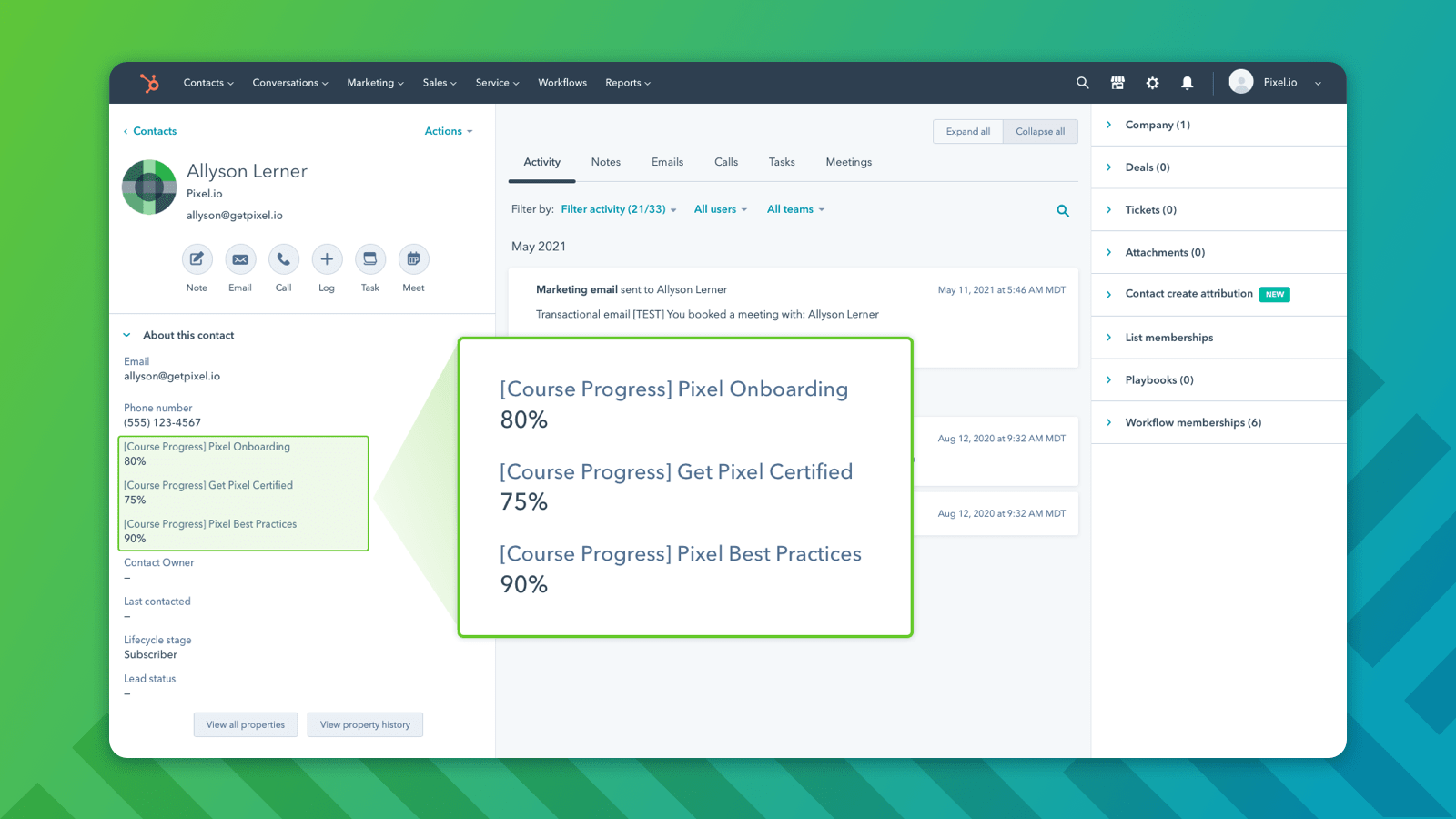 Northpass for HubSpot Integration Feature